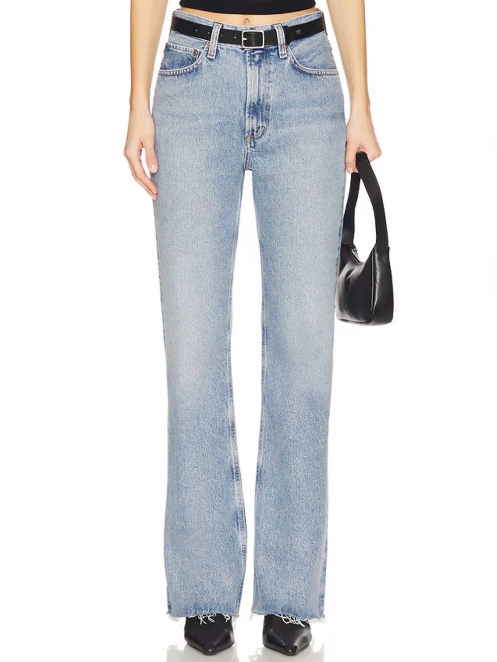 AGOLDE LEENA BOOT CUT JEANS 24